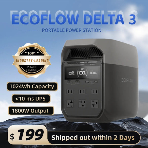 Portable Power Station – Bestselling Backup Battery, Long-Lasting Power, Trusted in 40+ Countries